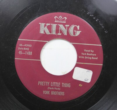 50'S & 60'S 45 York Brothers - Pretty Little Thing / Don'T Take It So Hard On Ki