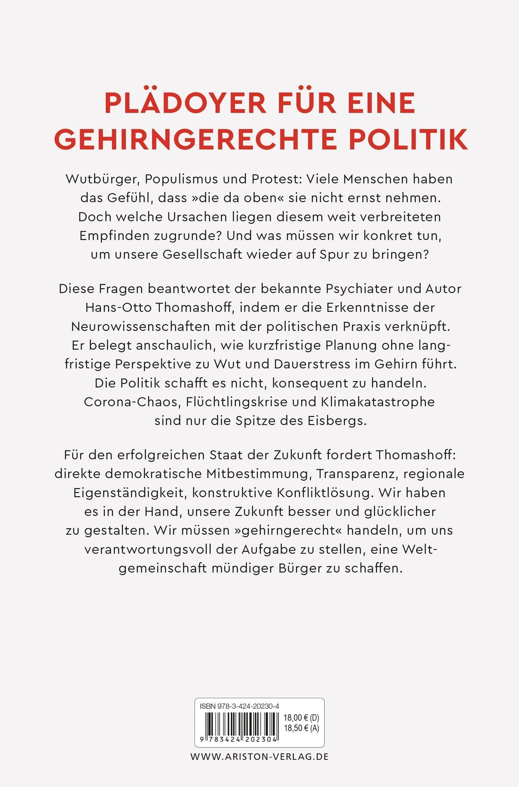 Thumbnail - Mehr Hirn In Die Politik | Hans-otto Thomashoff | Deutsch |