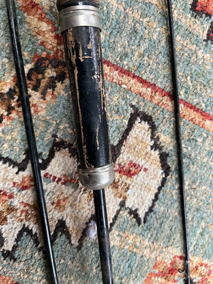 Antique Metal fishing rod (23007) | eBay
