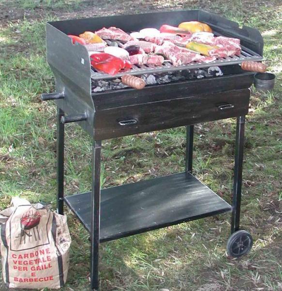Cruccolini Festa Barbecue a Carbone e legna metallo Nero | Acquisti Online  su eBay
