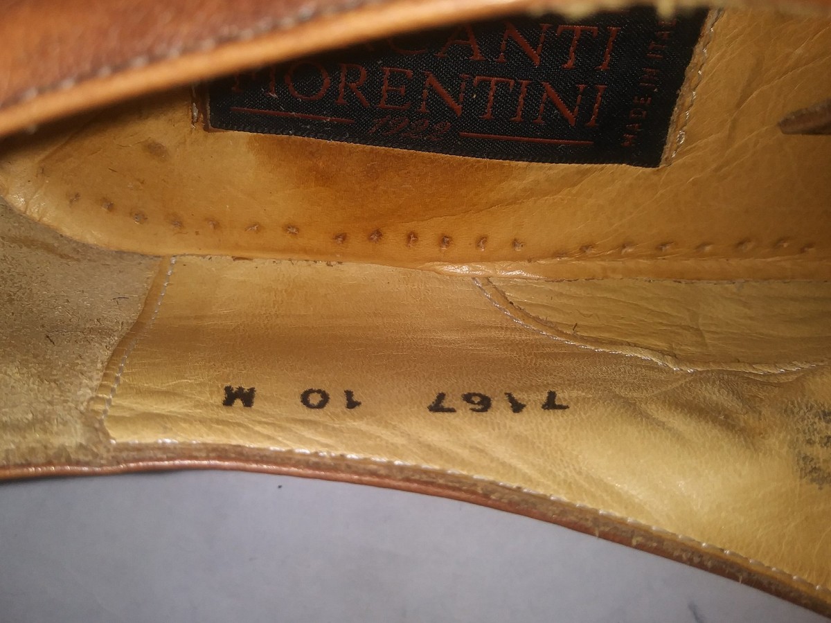 couoio Merchant Florentine Double Monk shoes size 10 m made in Italy brown Italian Leather Monk Strap in Tobacco main image 3