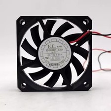 1PCS D60BH-12A 6010 DC12V 0.50A 6CM Large Airflow Ball Bearing Cooling Fan