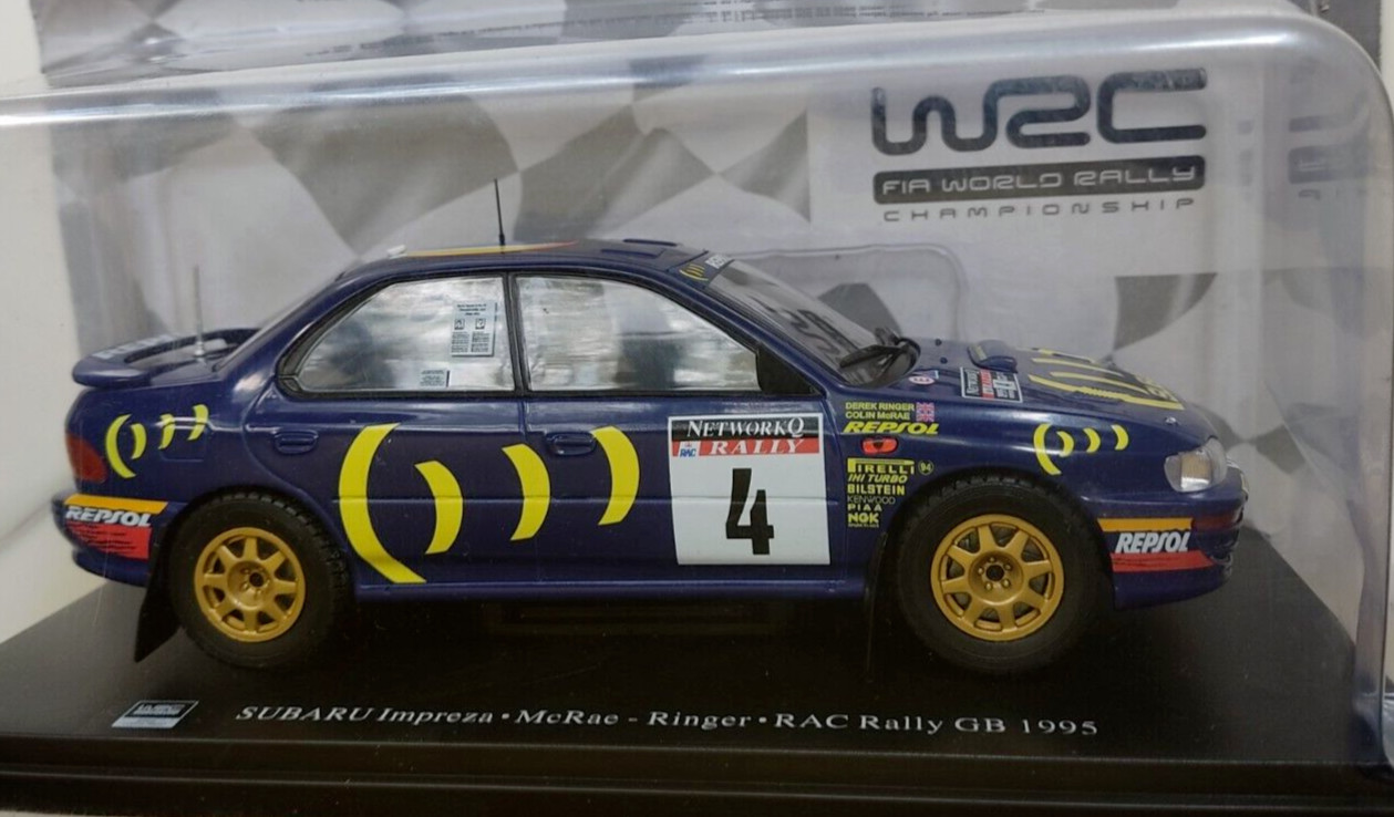 Subaru Impreza Mc Rae WRC Hachette 1/24 cadeau idéal passionné voiture de sport