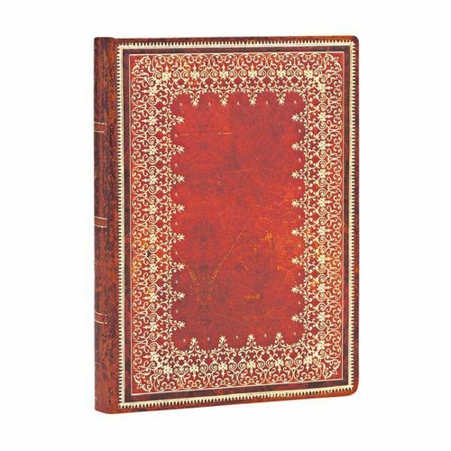 New Paperblanks Journal Midi Lined 7x5" Special Edition FOILED Old Leather Red - 第 3/5 張圖片
