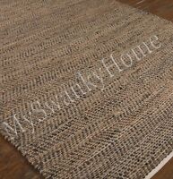 5 X 8 Hand Woven Brown Rescued Leather Area Rug Neiman Marcus Sustainable 5 X 8 Hand Woven Brown Rescued Leather Area Rug Neiman Marcus Sustainable