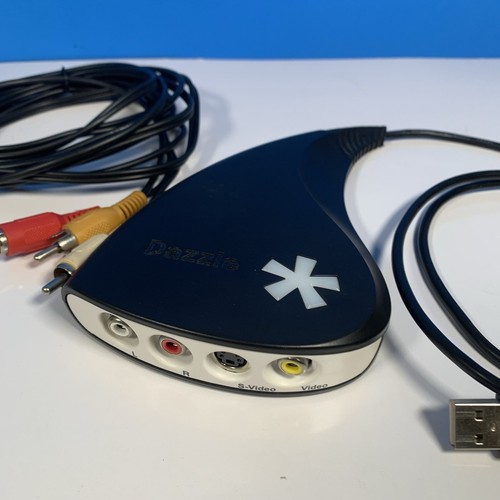 Dazzle Video Capture USB v1.0 RCA S-Video Model HU3194 with Cables - Afbeelding 2 van 4