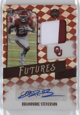2021 Panini Legacy Futures Ruby /100 Rhamondre Stevenson #FP-RS Patch Auto uk2