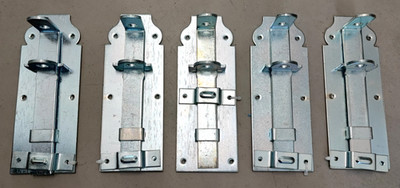 5x Schubriegel Torriegel 200 mm Connex verzinkt Stallriegel Bolzenriegel