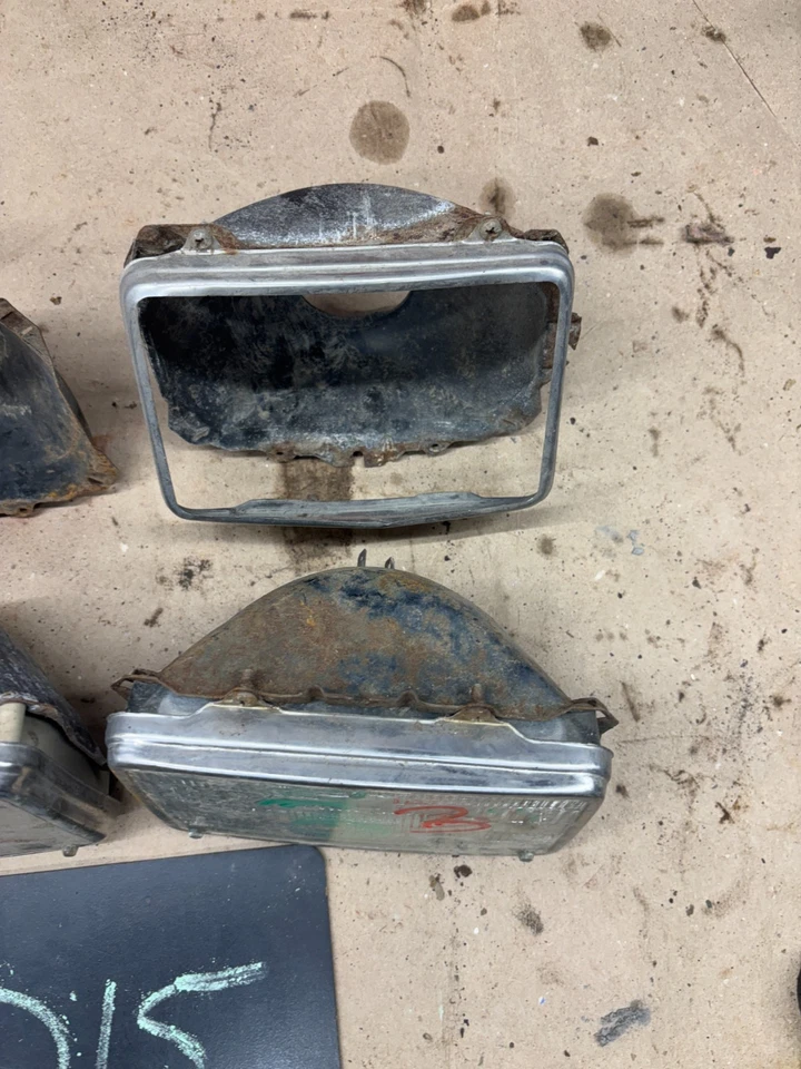 4 - 4X6 BALDES DE FAROL BALDE FEIXE SELADO FORD CHEVROLET PROJECT DODGE OE FABRICANTE DE EQUIPAMENTO ORIGINAL - Imagem 3 de 4