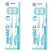 2x 2er Pack Meridol Zahnbürste Zahnfleischsc...