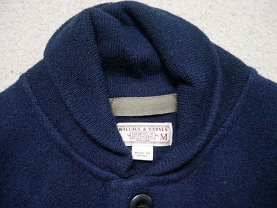 J.Crew Wallace & Barnes boiled merino wool deck jacket Blue Medium