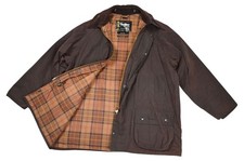 Barbour Beaufort Jacket Men's Wax Cherry Brown England Hunting Classic Size 46