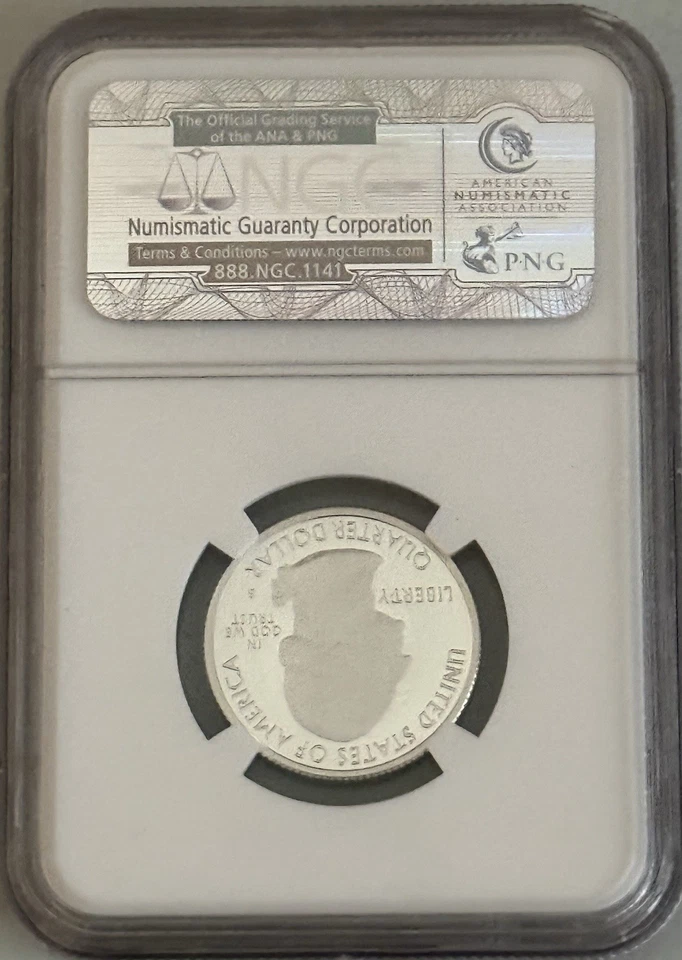 2010-S SILVER 25c YELLOWSTONE N.P. PF 69 ULTRA CAMEO. - Image 2 of 4