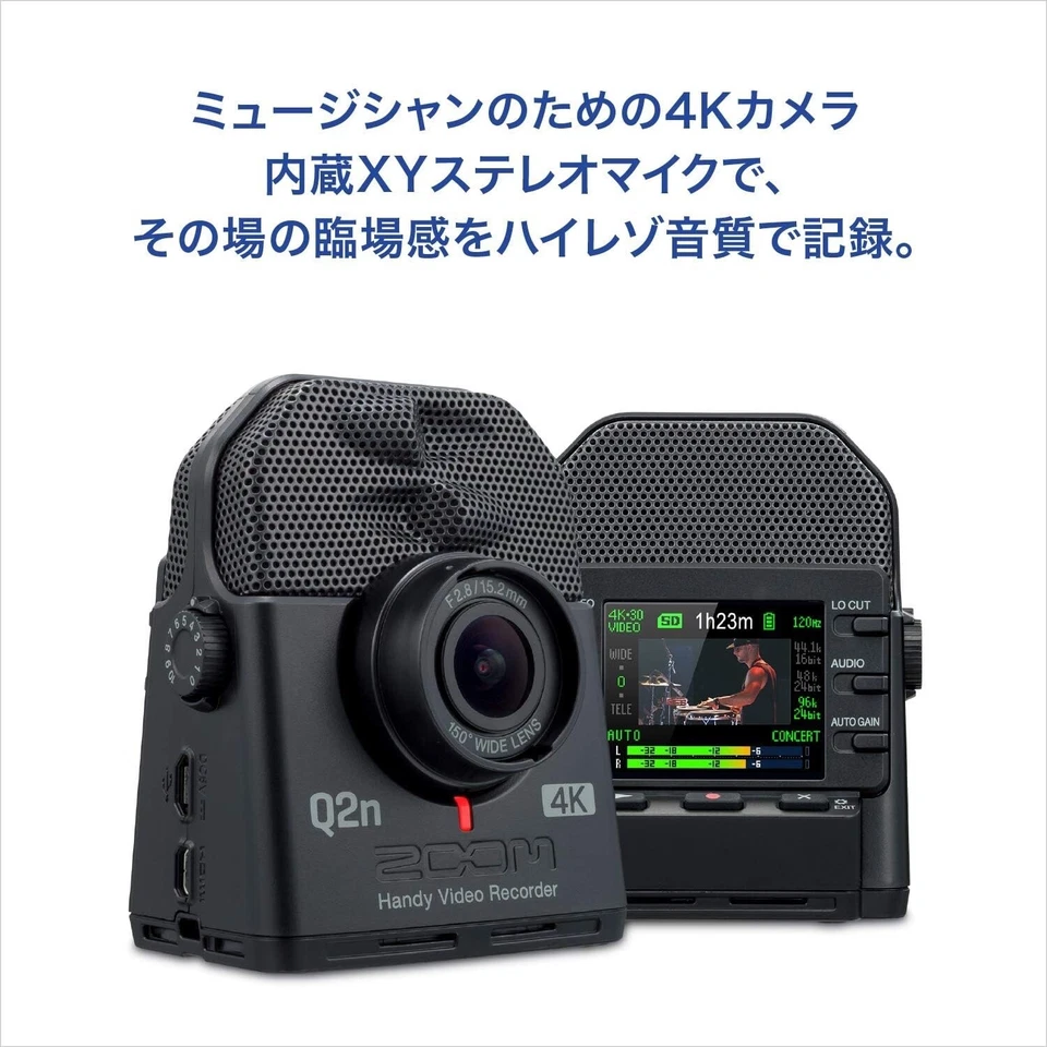 Videoregistratore pratico ZOOM Q2n-4K nero di alta qualità 24 bit/96 kHz... - Immagine 3 di 4