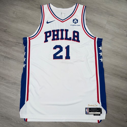 JOEL EMBIID Philadelphia 76ers Pro Cut Jersey Nike 54 +4 Authentic Team Game