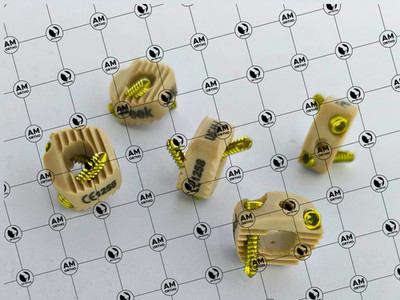 Locking 6mm CÉRVICAL FUSION SPÍNE CAGE (PEEK Material) With Screw & Driver 22Pcs