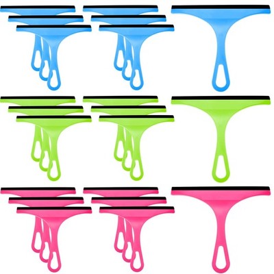 Yinder 21 Pcs Small Squeegee for Shower Glass Door 8.7'' Silicone Candy Color 