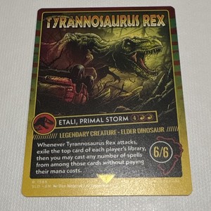 t rex mtg card REX: Indoraptor, the Perfect Hybrid (Borderless)
