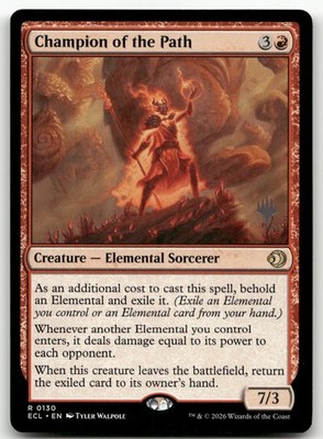 Champion of the Path #130 (NM) Promo Pack: Lorwyn Eclipsed PPECL Magic MTG