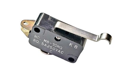 M8-3DM3, Mulon SPDT- ON-(ON) Simulated Roller Lever micro switch 5A @ 250V AC