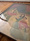 ANTIQUE RARE Persian Qajar Reverse Glass Portrait Women Middle Eastern Art — photo 2
