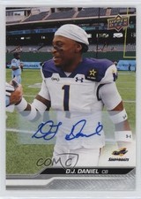 2024 Upper Deck UFL Auto DJ Daniel #13 Auto 3d7