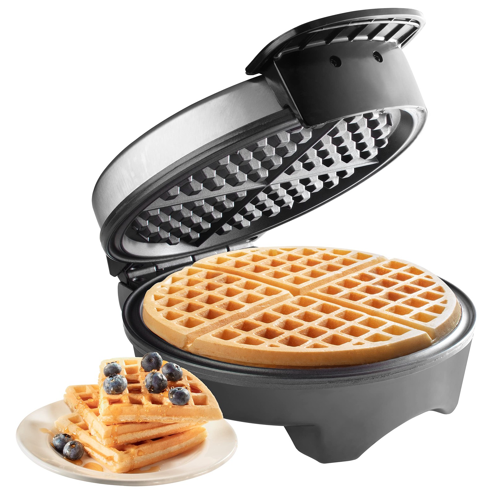 By Cucina Pro- Griddle Makes 7 Inch Thin, American Style Waf