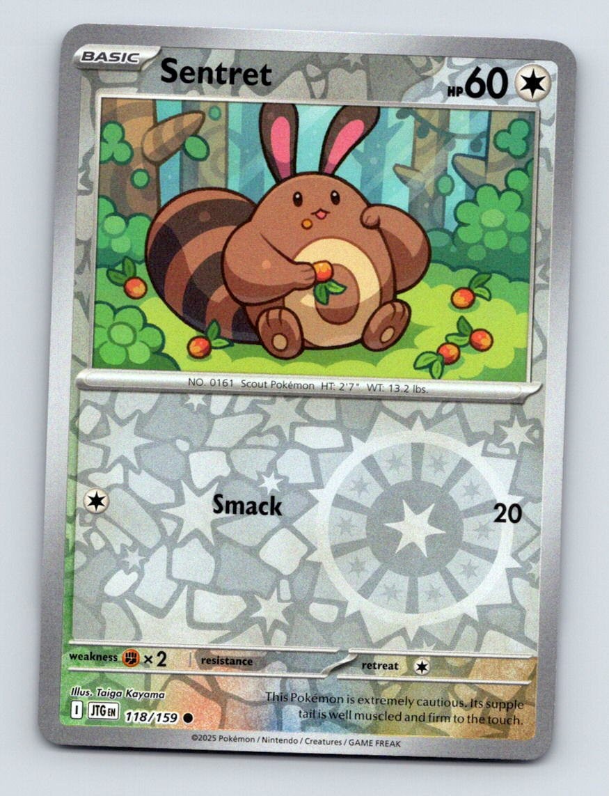 Sentret - 118/159 Reverse Holo - Journey Together (SV09) - Pokemon NM/M