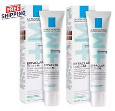 2 PACK La Roche Posay Effaclar Duo M Face Cream for Acne 40ml Exp 12/2026