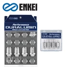 20pcs ENKEI Genuine Duralumin Wheel Lock Nut Set 19HEX 12x1.5 Silver