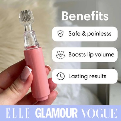 Blushie Kiss Me Kit Lip Plumper Microneedle Lip Roller