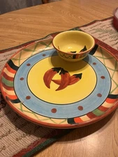 Fiesta 2 piece Chip and Dip Set