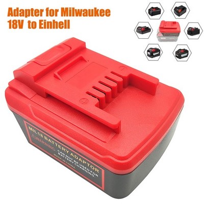 Adapter Konverter für Milwaukee M18 18V Akku auf Einhell XChange 18V Werkzeug