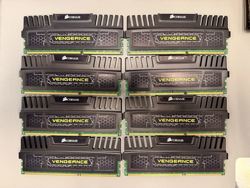 Corsair Vengeance DDR3 64GB (8 x 8GB) CMZ16GX3M2A 1600MHz 10-10-10-27 - Image 2 of 2