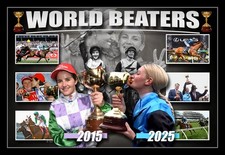 Melbourne Cup World Beaters Michelle Payne Jamie Melham Half Yours Framed