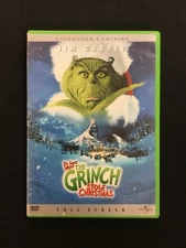 Dr. Seuss How the Grinch Stole Christmas (DVD, 2000) Collectors JIM CARREY