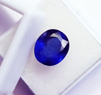 Natürlicher Tansanit 9,60 Ct Oval Schliff Zertifiziert Lose Edelstein GGL