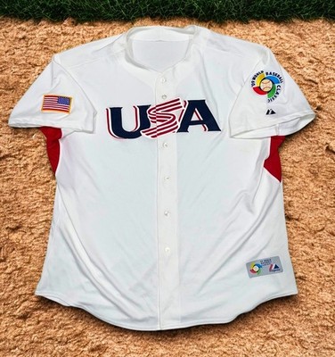 Team USA 2006 WBC Jersey Majestic Authentic Sewn USA Sz 60 (3XL