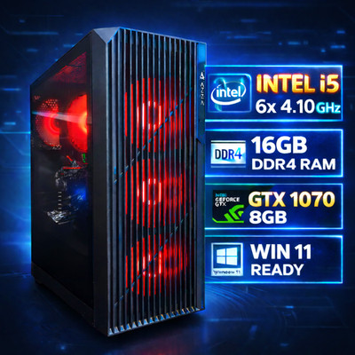 Gaming PC - intel 6x 4,1 - NVIDIA 8GB -  DDR4 RAM - 1000 GB - WIN 11 PRO - Gamer