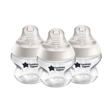 Tommee Tippee Closer To Nature Baby Bottle 3 Pack Breast Like Nipple Anti Colic