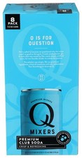 (Pack of 3) Q Tonic Soda Club Can 8 Pack Club Soda Beverage 60 Fl Oz