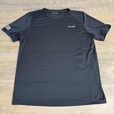 Janji Mens Lightweight Athletic T-Shirt Size Small Black Slim Fit Poly Blend B18