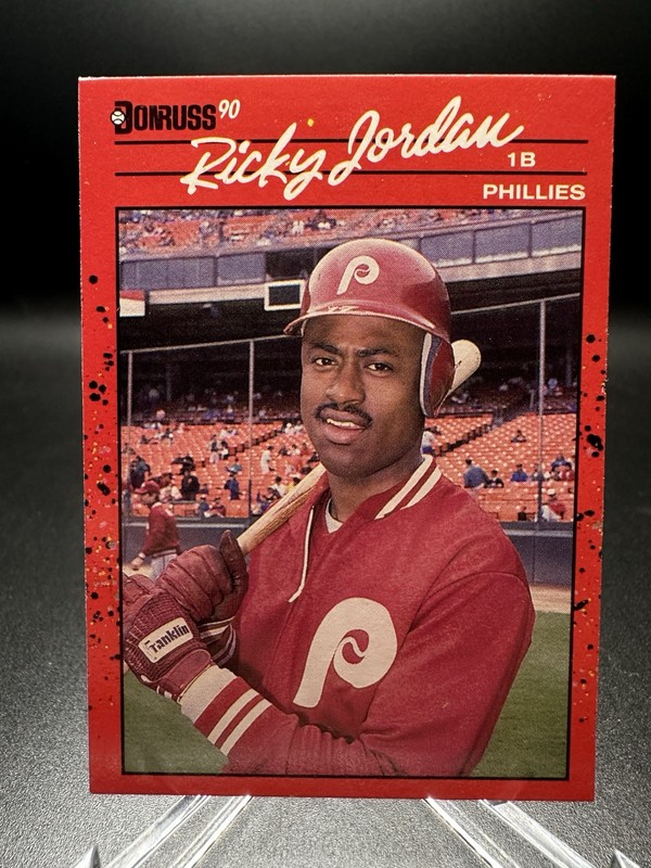 1990 Donruss  #76 Ricky Jordan Philadelphia Phillies
