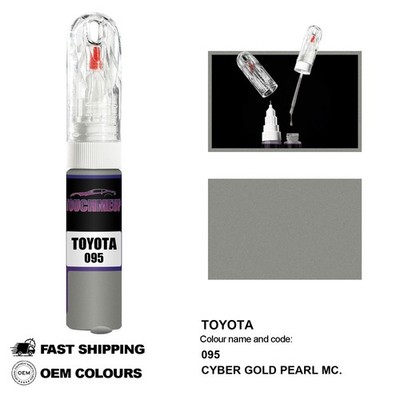 FÜR TOYOTA CYBER GOLD PEARL MC. 095 Touch Up Lackstift Pinsel Fix Kit Kratzer