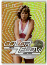 2025 Upper Deck Allure SE No LCOY-8 Chris Evert Orange-Yellow Color Flow 128/249