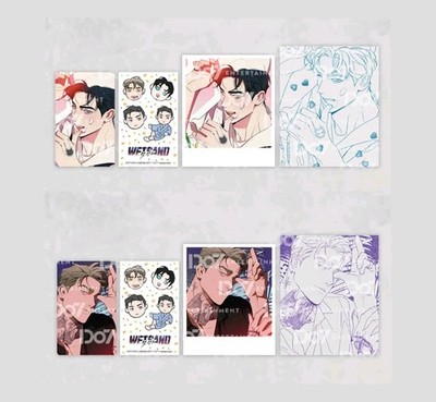 Wet Sand Joseph + TJ Birthday Photocard Set of 2 BL YAOI Bomtoon Lezhin Manhwa