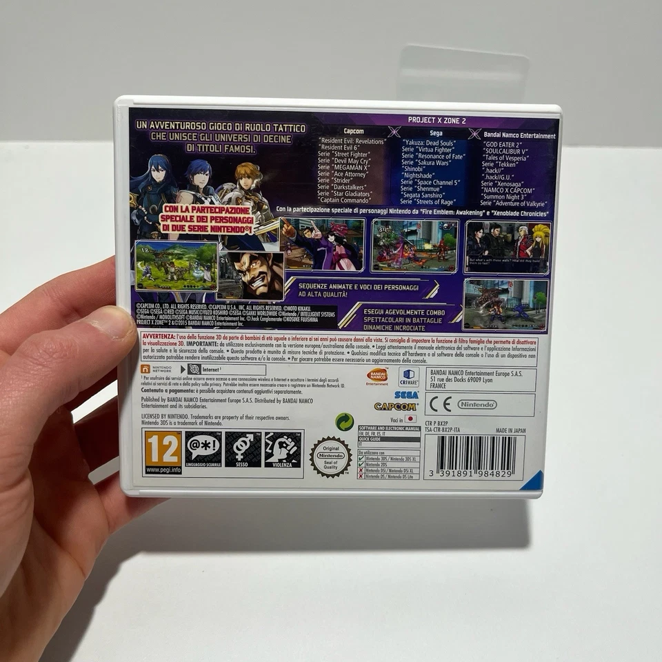 PROJECT X ZONE 2 - NINTENDO 3DS - GIOCO USATO PERFETTAMENTE FUNZIONANTE PAL, foto 2 di 5