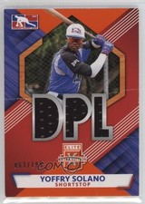 2021 Panini Elite Extra Edition DPL Material Orange 63/199 Yoffry Solano 5c2
