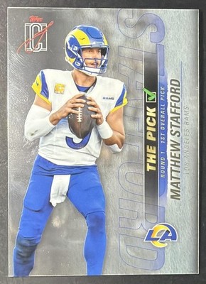 Matthew Stafford 2025 Topps Football Signature Class The Pick #TP-18