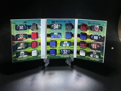 2025 Leaf Glory of the Game - 12 MEM ON THE FIELD /5 BRADY MAHOMES MOSS RICE ..